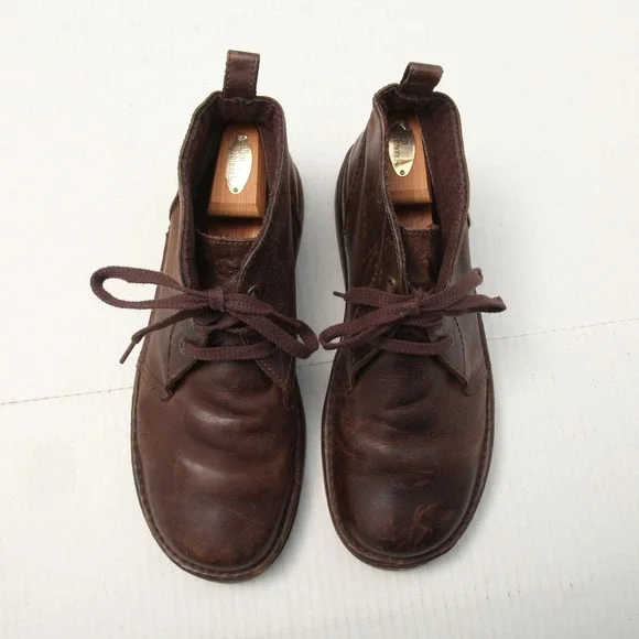 Dr. Martens Reed Boots Mens Size 13 Brown Leather Lace Up Chukka - Picture 2 of 15